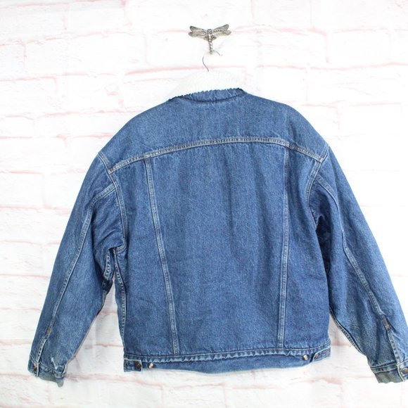 Levi's Mens Blue Cotton Polyester Lined Denim Jacket Size XL - Picture 4 of 12
